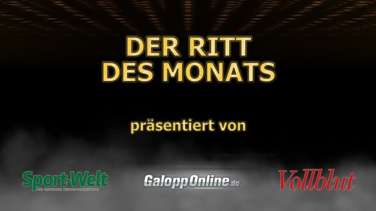 Neu: der „Ritt des Monats“ – Bojko macht den Anfang