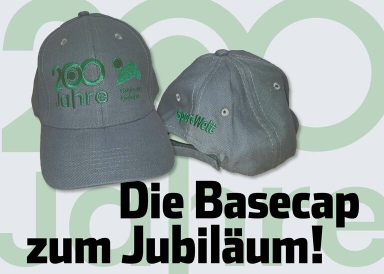 Die Basecap aus der Sport-Welt Edition