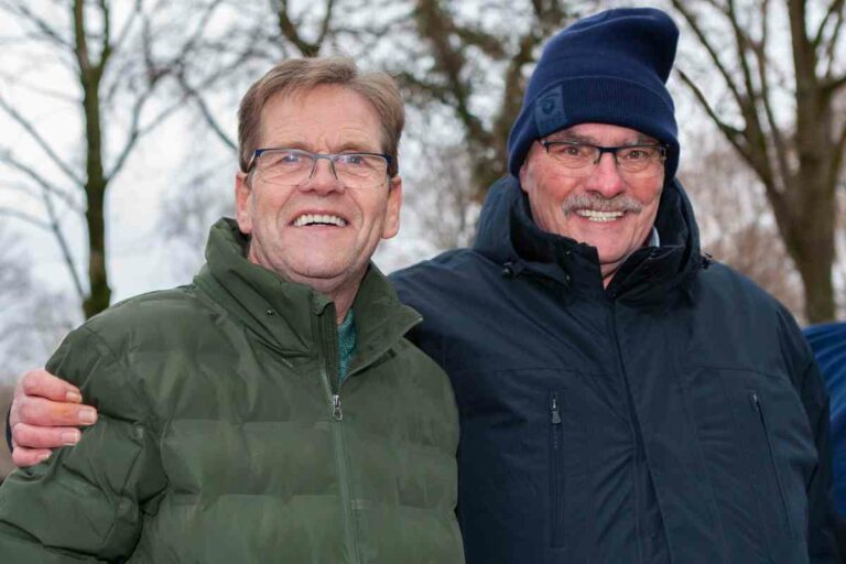 H. Kappes und A. Kleinkorres (v.re) Foto: Nolting