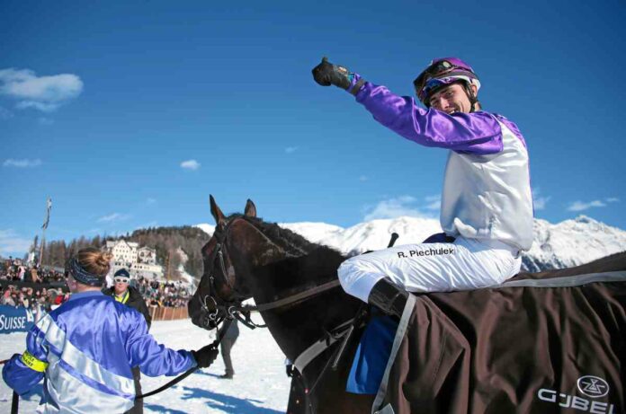 Rene Piechulek in St. Moritz Foto: Swiss Image