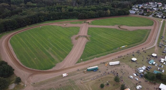 Rennbahn in Honzrath aus der Luft (Quelle: RV)