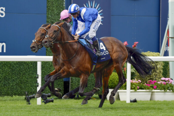 Hukum gewinnt unter Jim Crowley die King George & Queen Elizabeth Stakes Foto: Sorge Hukum gewinnt unter Jim Crowley die King George & Queen Elizabeth Stakes Foto: Sorge