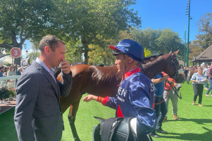 Henk Grewe (li.) und Bauyrzhan Murzabayev mit Great Rotation