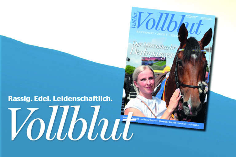Druckfrisch erschienen: Neue Ausgabe der VOLLBLUT
