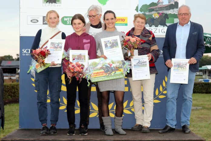 Pavlina Kasparova, Raginhild Hesser,Katja Warmbier, Janina Boysen, Ines Raabe und Alexander Leip (v.li.) Foto: Sorge