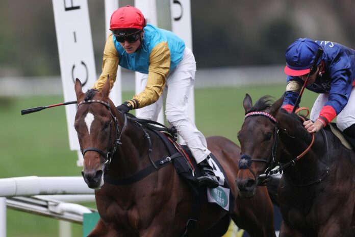 Anspruch (li.) bei seinem Maidensieg