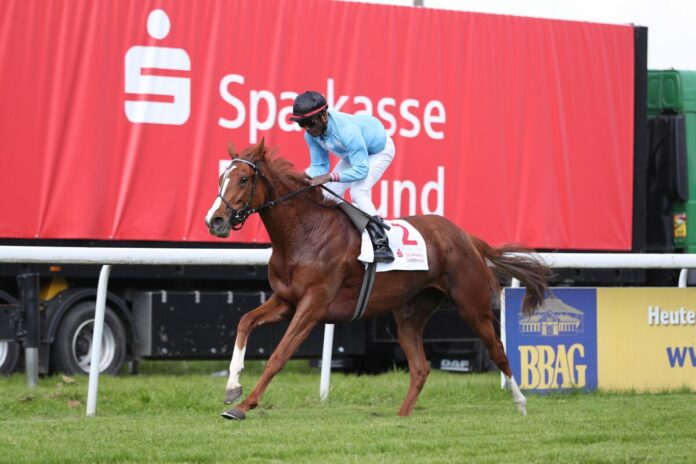 Nina's Lob siegt unter Eduardo Pedroza im GP der Sparkasse Dortmund, L.