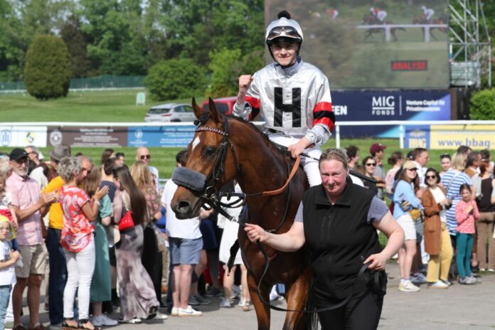 Wilko nach seinem Sieg in München
