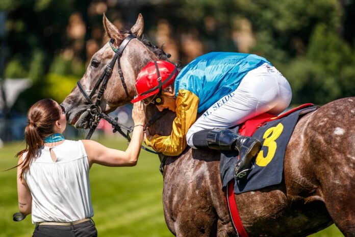 Erle nach dem Sieg im Diana-Trial