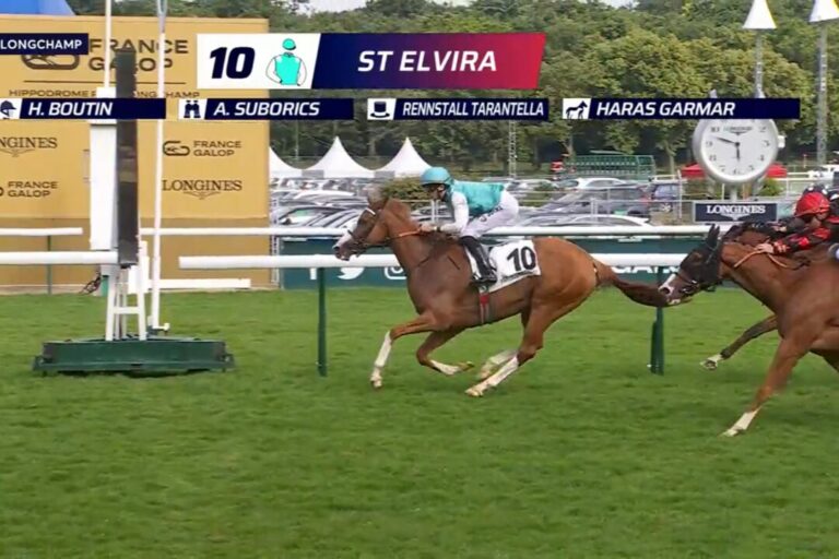 St Elvira imponiert in ParisLongchamp: Sieg für Suborics und Boutin