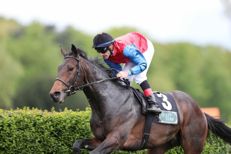 Ex Schlenderhan Derby-Favorit Any Moon Zweiter beim Comeback