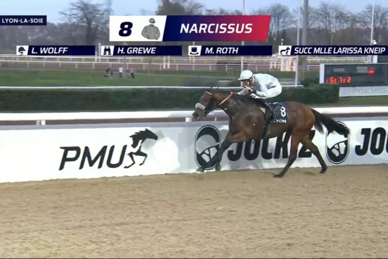 Grewe feiert Erfolg in Lyon la Soie mit Narcissus