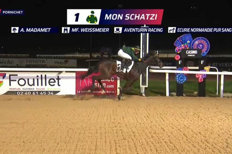 Weißmeiers Mon Schatzi Start-Ziel überlegen voraus in Pornichet Weißmeiers Mon Schatzi Start-Ziel überlegen voraus in Pornichet