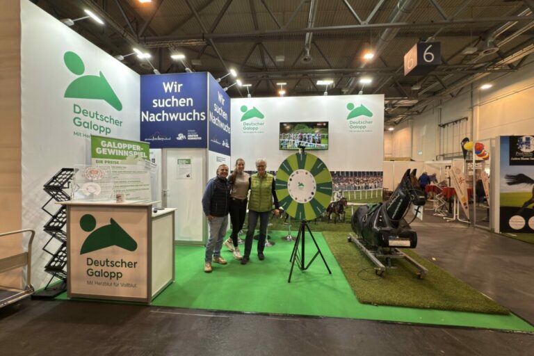 Heute geht’s los: Galopper-Stand auf der Equitana