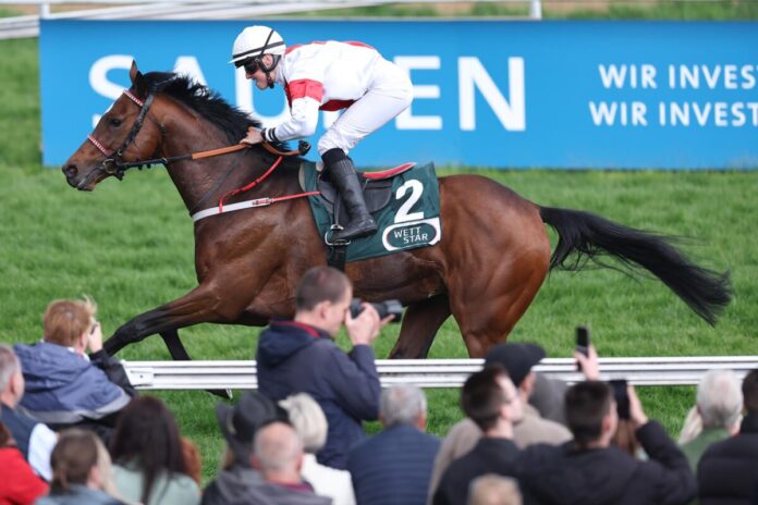 Alleno siegt unter Sibylle Vogt im Sauren Dachfonds Preis (ex Gerling-Preis)