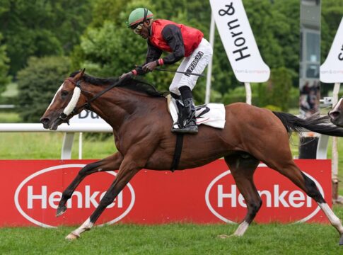 Delgardo siegt unter Eduardo Pedroza im MERKUR SPIELBANKEN Derby Trial, Listenrennen