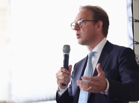 Paul von Schubert bei der Mitgliederversammlung