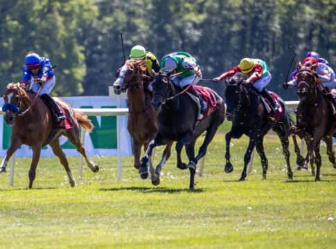 Waldadler (2.v.li.) am Sonntag im Oleander-Rennen