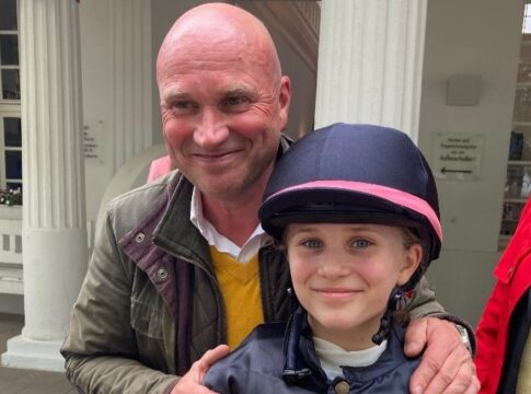 Luisa Maria Keller mit Vater Matthias