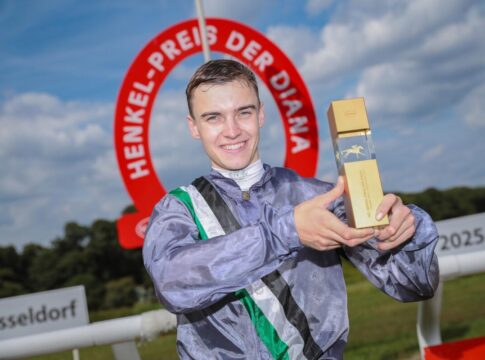 Leon Wolff nach dem Diana-Sieg