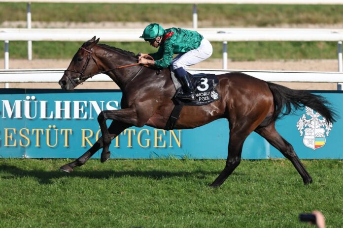 Sibayan siegt unter Mickael Barzalona im Mehl-Mülhens-Stiftung - 63. Preis von Europa