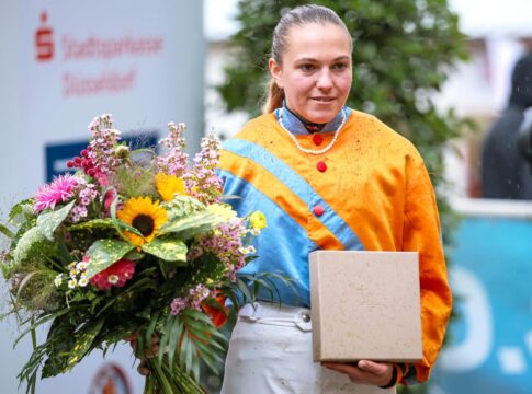 Siegerin der Perlenketten-Gesamtwertung Michaela Musialova