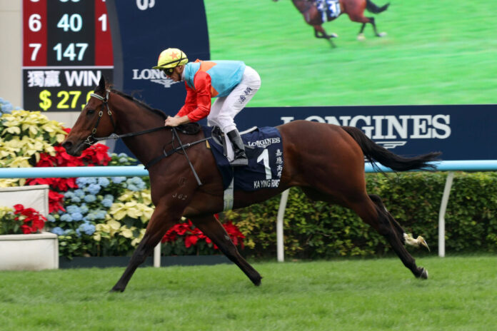 Ka Ying Rising gewinnt den Hong Kong Sprint Foto: hkjc.com