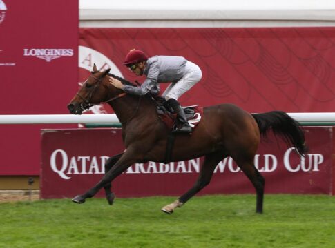 Al Ghadeer siegt unter Christophe Soumillon im Qatar Arabian World Cup, Gr.1