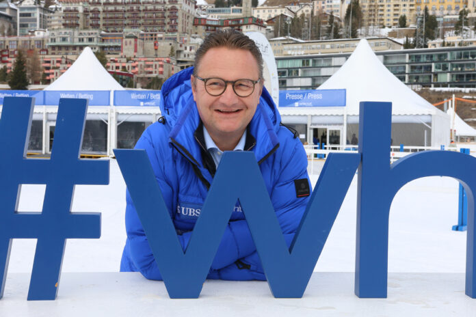 Thomas Walther, Präsident des Rennvereins St. Moritz Foto: White Turf