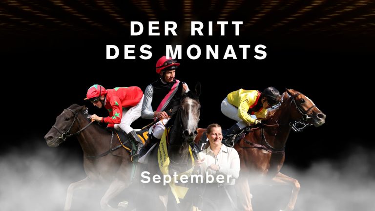 Hier ist der Ritt des Monats September