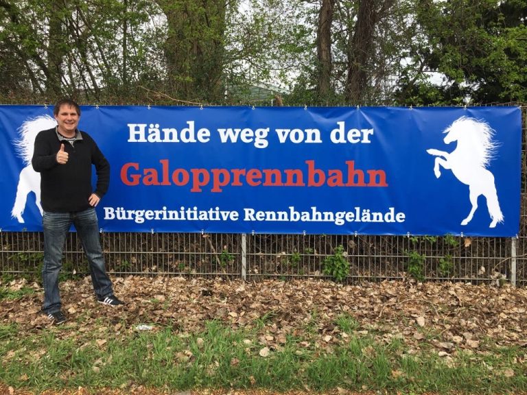 Bremer Aktion „Hände weg von der Galopprennbahn“ Bremer Aktion „Hände weg von der Galopprennbahn“