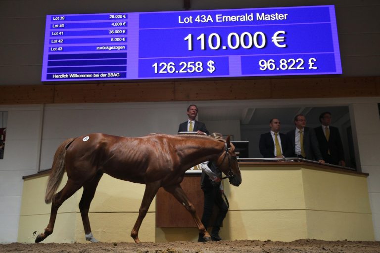 Emerald Master für 105.000 Euro an Sauren