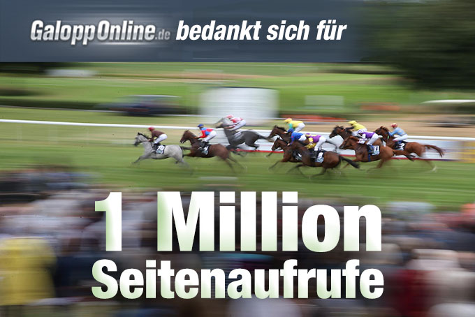 GaloppOnline.de knackt die Millionen-Marke