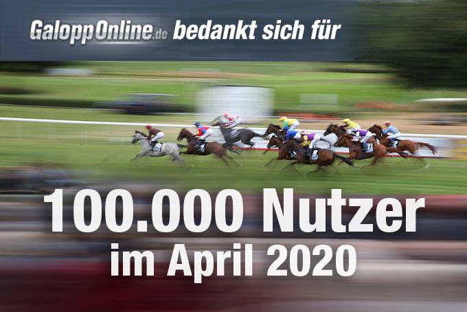 GaloppOnline.de sagt Danke: 100.000 Nutzer
