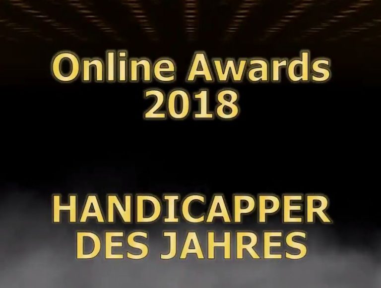 Online Awards – der „Handicapper des Jahres“