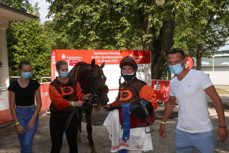 Henk Grewe (re.) mit Sir Polski