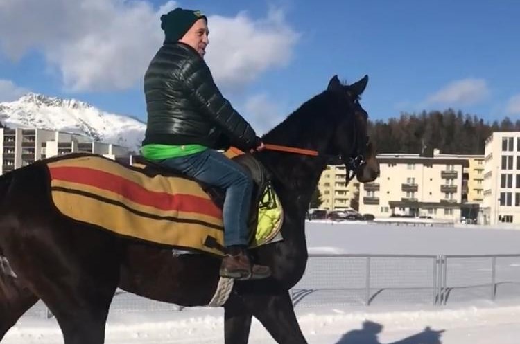 Wenn Trainer selber reiten… St. Moritz