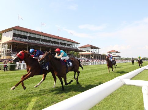 Die Rennbahn in Iffezheim