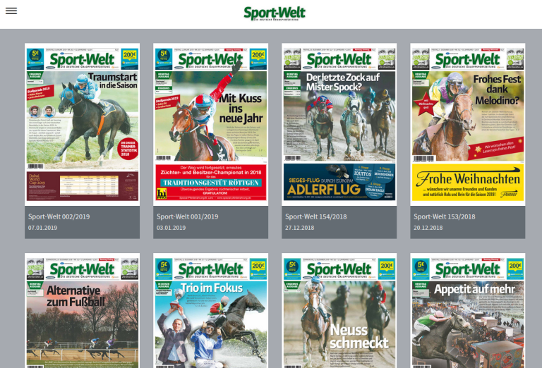 Jetzt auch digital: Monats-Abos der Sport-Welt Jetzt auch digital: Monats-Abos der Sport-Welt