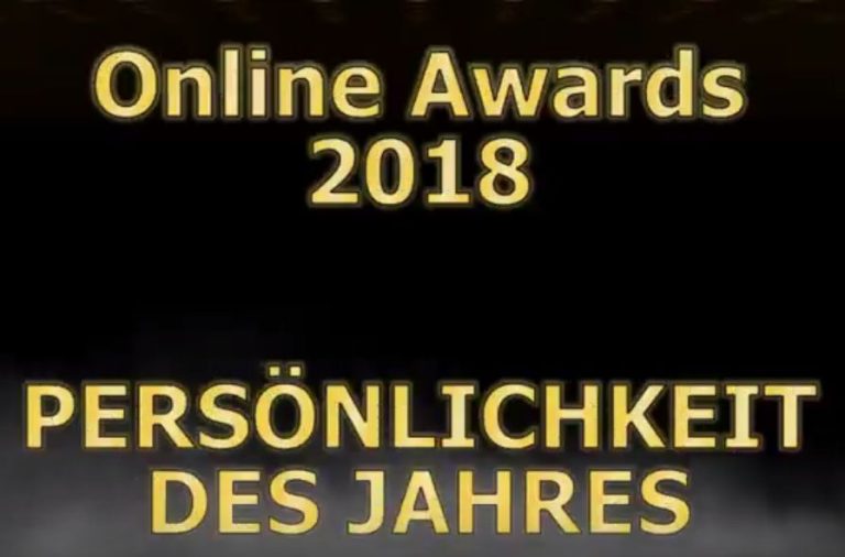 Online Awards – das ist die „Persönlichkeit des Jahres“