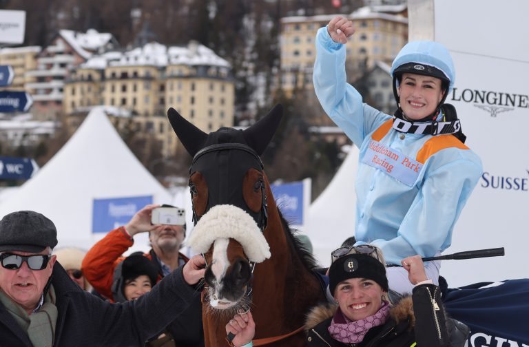 Zweiter White Turf-Tag mit deutscher Couleur