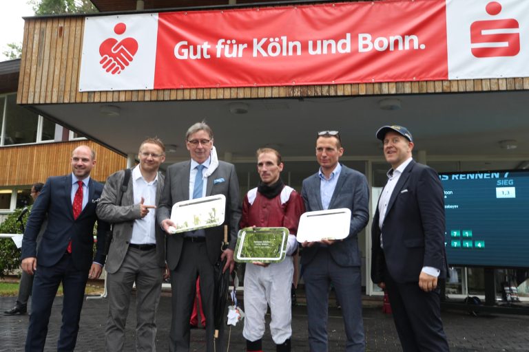 Siegerehrung nach dem Union-Rennen 2020