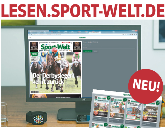 Jetzt neu für PC und Mac: lesen.sport-welt.de