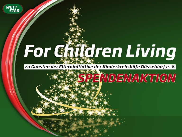 Wettstar unterstützt Initiative für krebskranke Kinder