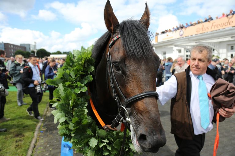 Die Marke von Derbysieger Windstoß: 97,5 Kilo